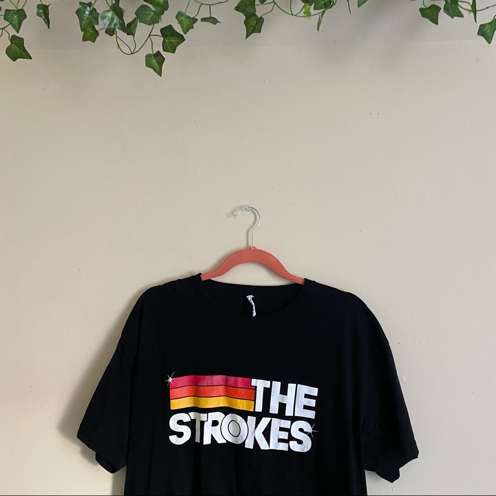 the strokes band tee